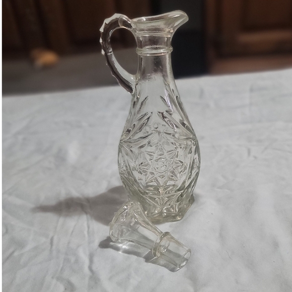 ⏳️Vintage⏳️ ANCHOR HOCKING Cruet Oil/Vinegar - Picture 3 of 4